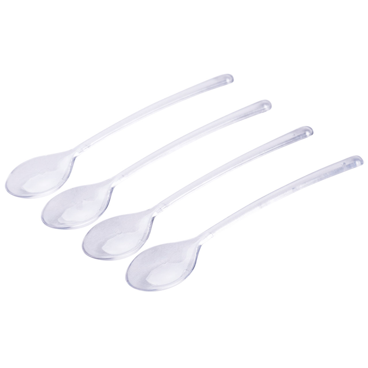 Mini žlica 10cm, prozirna