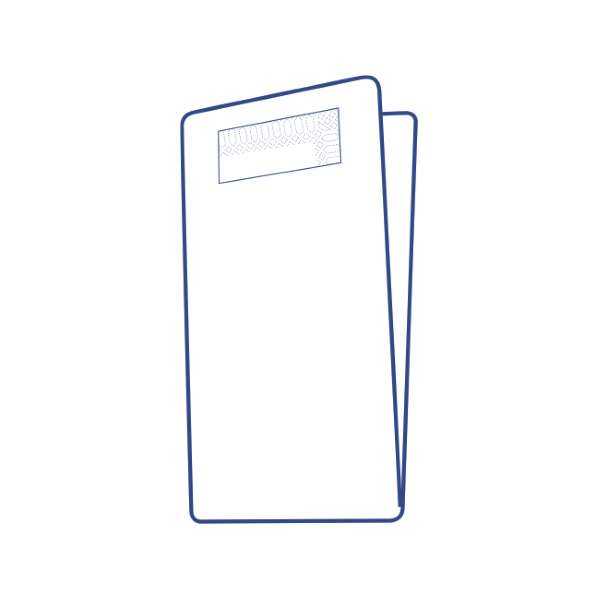 VREĆICA SNACKPOCHETTA sa 2-slojnom salvetom 11,3 x 21,0 cm nepropusni papir bijela